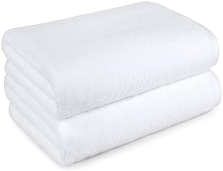 Amazon Basics 2-Piece Quick-Dry Oversize Cotton Bath Towels
