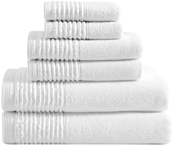 Vera Wang Bath Towels 6-Piece Set Highly Absorbent Super Soft