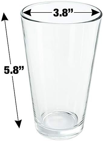 Logovision Goop Poop Pooping 16 oz Glass
