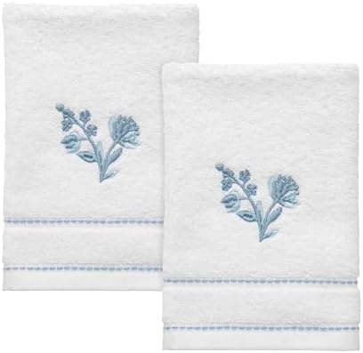 Fingertip Bathtowels Soft Absorbent Floral Designs