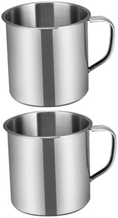 Garneck 10-Piece Stainless Steel Kindergarten Drinking Cups