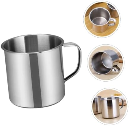 Garneck 10-Piece Stainless Steel Kindergarten Drinking Cups
