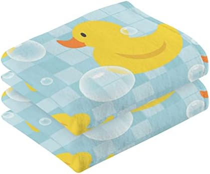 Pfrewn Yellow Ducks Bath Towel Set - 16x30