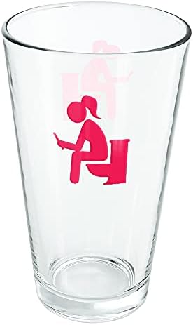 Logovision Goop Poop Pooping 16 oz Glass
