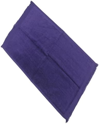 Luxurious 12 Fringed Velour Towels Purple Perfect for Relaxing Butions