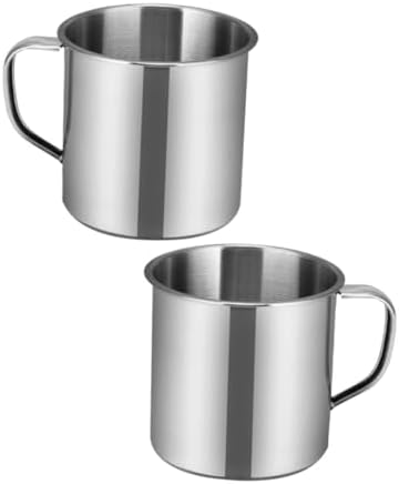 Garneck 10-Piece Stainless Steel Kindergarten Drinking Cups