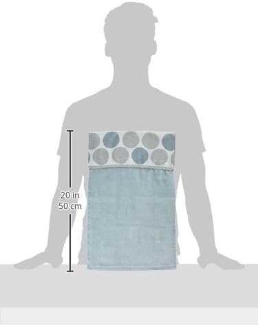 Nickel-Plated Fingertip Towel Soft-absorbent cotton with Dotted Circles DesignIRI