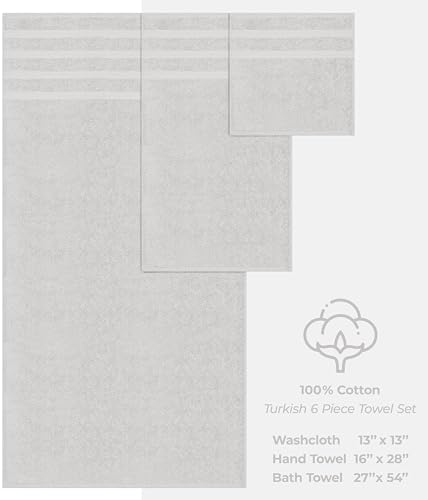 Luxury Bath Towel Set - Soft 100 Cotton for Your Bathroom