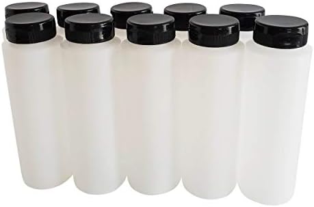 HDPE Squeeze Bottles 8oz 10-Pack