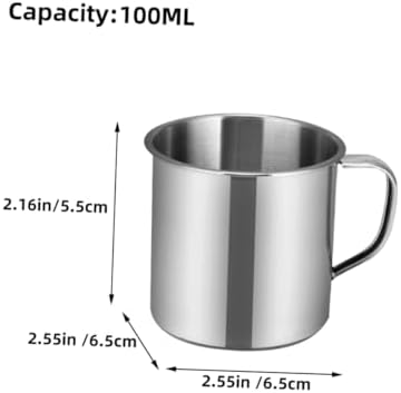 Garneck 10-Piece Stainless Steel Kindergarten Drinking Cups