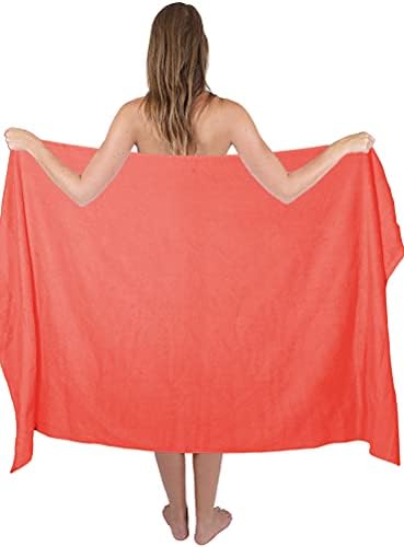 Belizzi Home Premium Cotton Bath Sheet Set 35x70 - 100 Pure Cotton