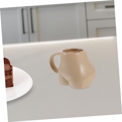 KICHOUSE Butt-Shaped Coffee Mug Novelty Cup for Coffee Tea