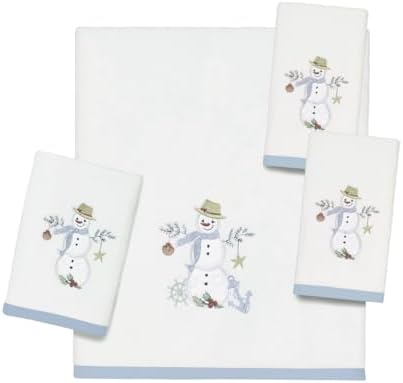 Festive Soft - Avanti Snowman Fingertip Towels