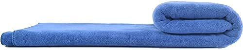 MYLSMPLE Luxury Microfiber Bath Towel 36x72 inch Light Blue