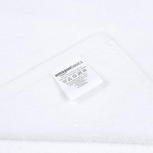 Amazon Basics 2-Piece Quick-Dry Oversize Cotton Bath Towels