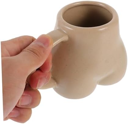 KICHOUSE Butt-Shaped Coffee Mug Novelty Cup for Coffee Tea