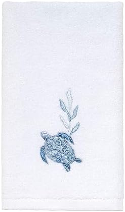 Avanti Linens Fingertip Towel Soft Absorbent Cotton 18x11 Optic White