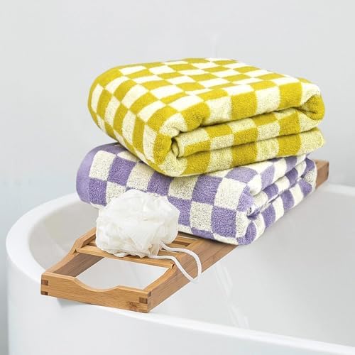 Jacquotha Checkered Bath Towel Set