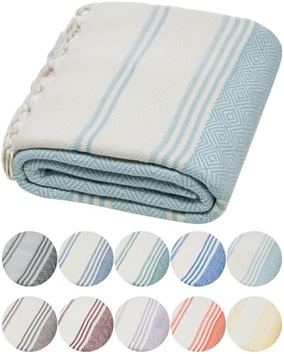 DEMMEX Organic Turkish Cotton Luxury Bath Towel - Soft Prewashed
