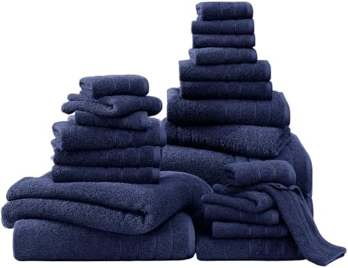 Casa Platino 100 Mercerized Cotton Towels Soft Absorbent and Sustainably Made