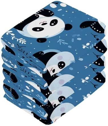 Soft Reusable Panda Face Towels for BATH Beyond