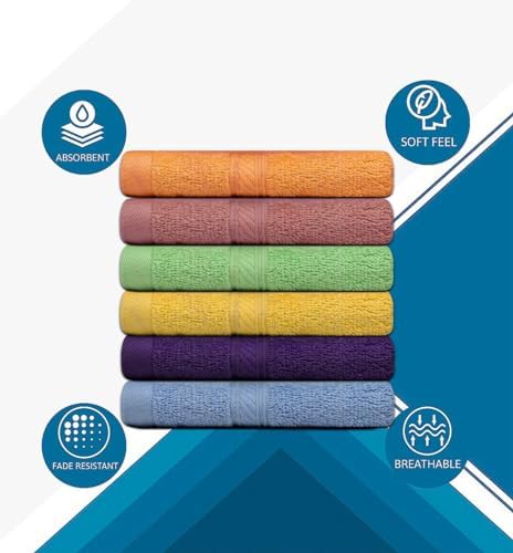 100 Cotton 12x12 Washcloths Ultra Soft Pack of 12