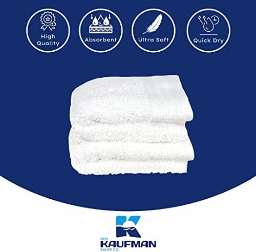 Kaufman - Hotel Quality Fingertip Towels 11x18 2-PK 100 Ring Spun Cotton