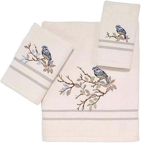 Avanti Linens Love Nest Collection Ivory Fingertip Towel Small