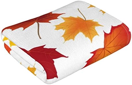 Perinsto maple leaf hand towel 275x157 inches stylish versatile