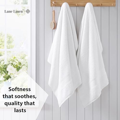 10-Piece White Bath Towels Set