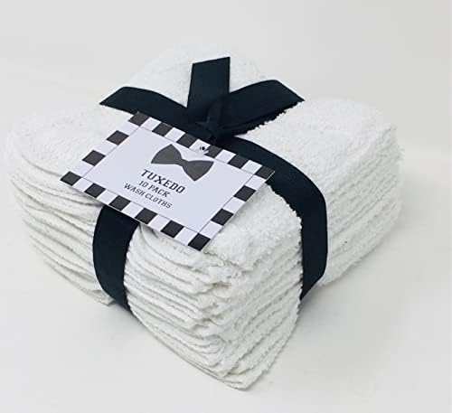 Get a deal on 10 Tuxedo Wash Cloths