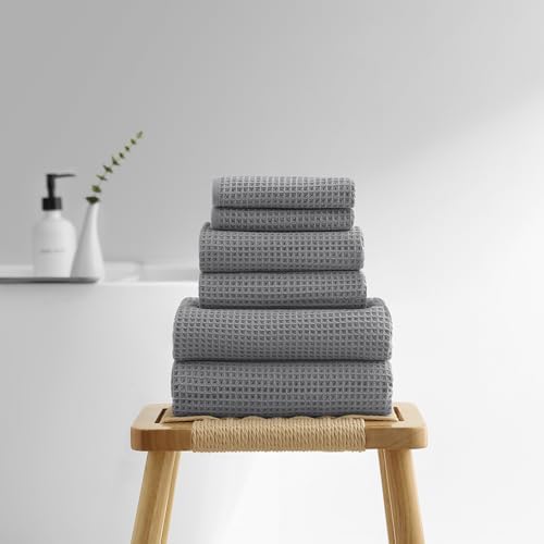 XIQ Oversized Waffle Weave Bath Towels