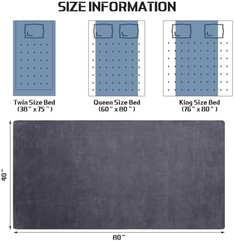 Mixweer 40 x 80 Inch Oversized Fleece Bath Towel