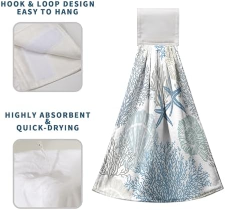 Coastal Nautical Towels 2-Piece Set