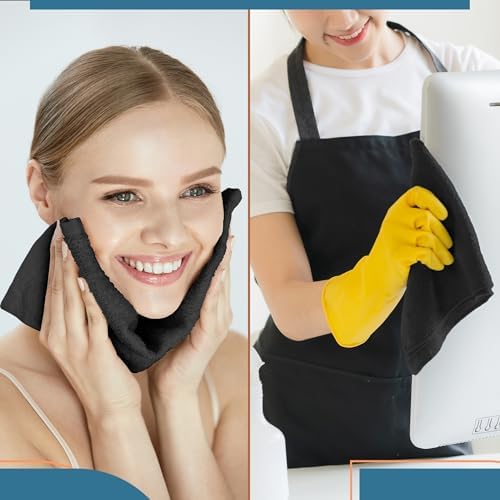 Batex 100 Cotton Terry Velour Fingertip Towels Set of 4