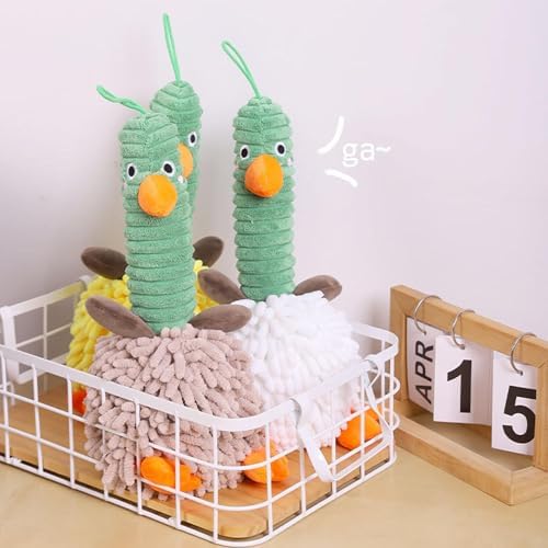 Cartoon Duck Chenille Hand Towel 2-Pack