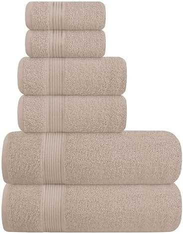 Perfect Multi-Functional Towels Set Ultra Soft Cotton for Daily Use
