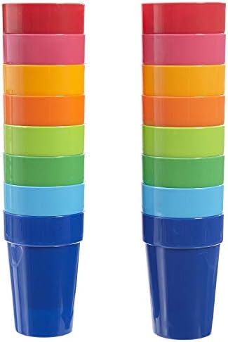 US Acrylic Spectrum Tumblers Set of 16