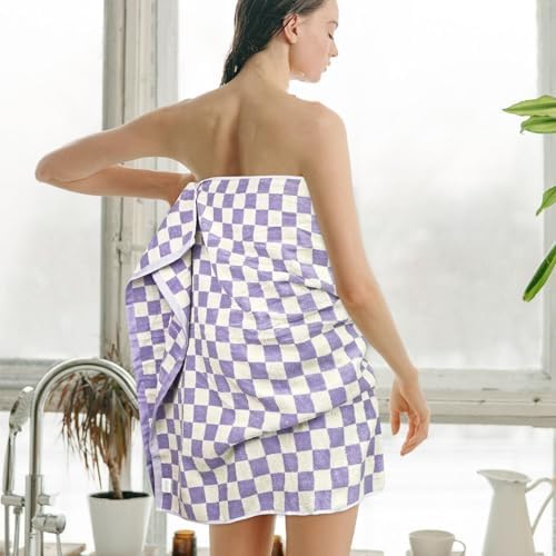 Jacquotha Checkered Bath Towel Set