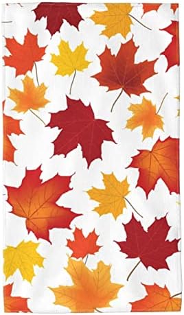 Perinsto maple leaf hand towel 275x157 inches stylish versatile