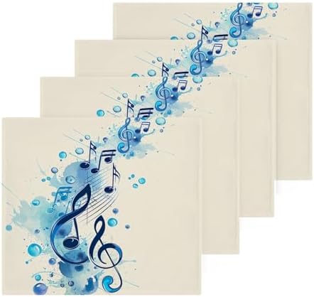 Musical Note Washcloth Set - Soft Reusable