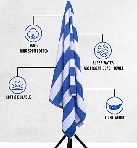 Utopia Cabana Stripe Beach Towels - 4-Piece Set