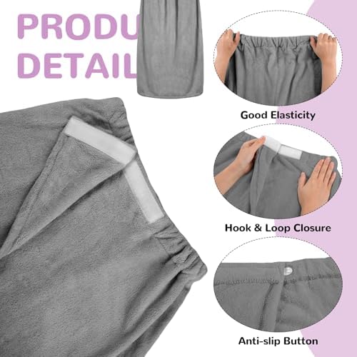Adjustable Bath Towels for Women Set
