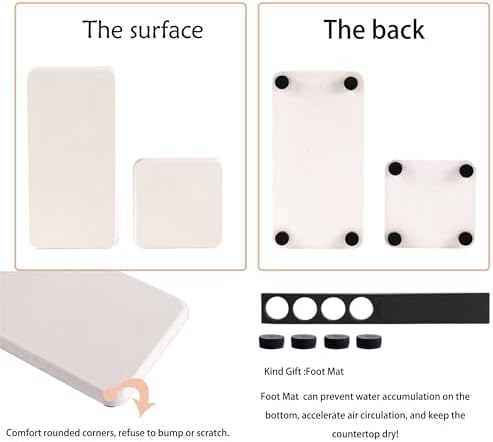 Quick-Dry Water Absorbent Stone Trays