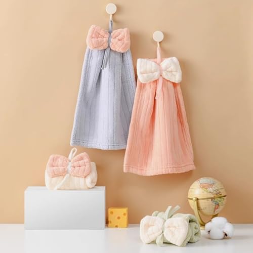 POMN Kids Hand Towels Cute Bow Tie Perfect for BATH Beyond