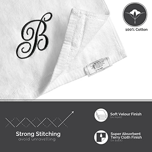 Personalized Towels with Initials in 11x18 Size