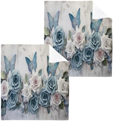 High-Quality Butterfly Washcloth Set