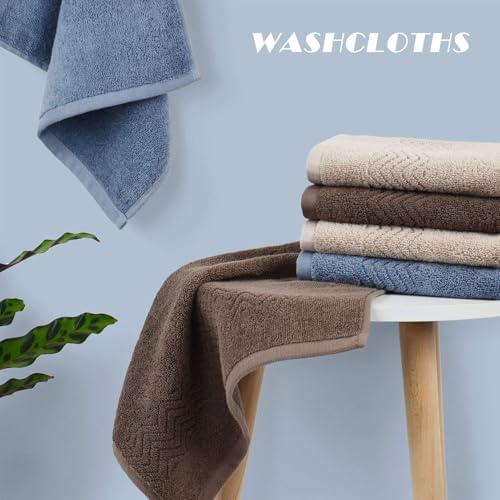 Cleanbear 13x13 Washcloth Set 6-Pack