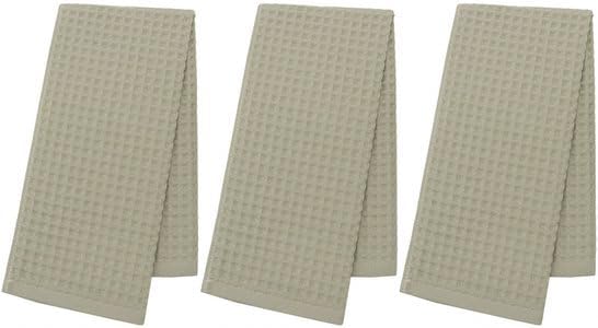 Mias Dream 3-Pack Cotton Waffle Towels - Quick Dry Soft Durable