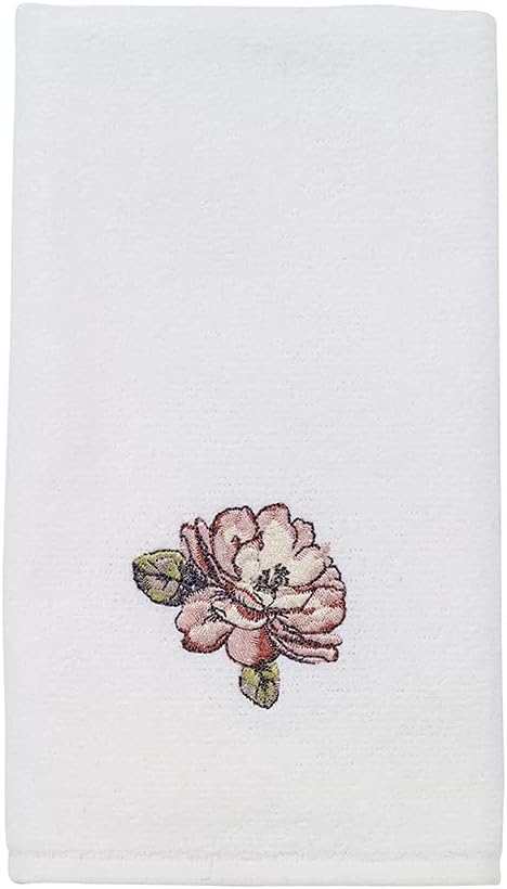 Avanti Linens - Fingertip Towel Soft Absorbent Cotton Towel Butterfly Garden Collection